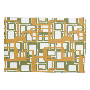 Housse D'oreillers Plus D'Ouverture Des Rectangles Modernes Du Milieu