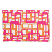 Housse D'oreillers Plus Ouvert Rectangles Modernes Du Milieu Du Siècl (devant)