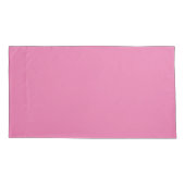 Housse D'oreillers Plutôt rose Motif Floral Monogramme (Dos-gauche)