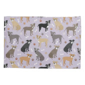 Housse D'oreillers Poches et os Pitbulles (Dos)