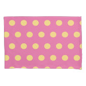 Housse D'oreillers Poids Polka Dot (Rose & Jaune Doux) (devant-gauche)