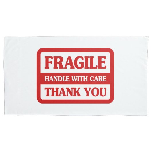 Housse D'oreillers Poignée Fragile Avec Soin (devant-gauche)