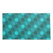 Housse D'oreillers Point Polka Turquoise (Dos)
