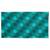 Housse D'oreillers Point Polka Turquoise (devant-gauche)