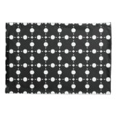 Housse D'oreillers Points blancs, Motif à pois, Points, Pointillé (Dos)