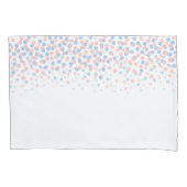 Housse D'oreillers Points brisés sérénité bleu et rose rose coussins (devant-gauche)