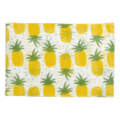 Housse D'oreillers Points d'ananas : Conception de fruits d'été (Dos)