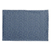 Housse D'oreillers Points d'aquarelle bleu nuit polaire Coque Coussin (Dos)