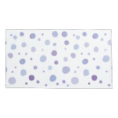 Housse D'oreillers points de polka peints à la main (Dos)