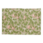 Housse D'oreillers Poires roses (marron clair) (Dos-gauche)