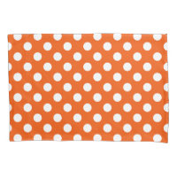 Pois blancs sur orange