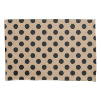 Pois noirs sur beige