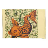 Housse D'oreillers Poisson Antique Carrelage Ancien art (devant)