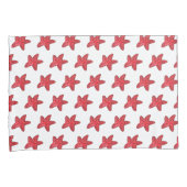 Housse D'oreillers Poisson-étoile rose rouge (devant-Droit)