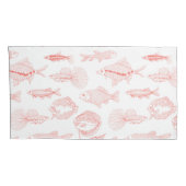 Housse D'oreillers Poissons (Dos-Droit)