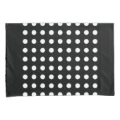 Housse D'oreillers Poke noir et blanc Ensemble coque Coussin standard (devant-Droit)