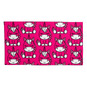 Housse D'oreillers Pony de licorne rose (Dos-Droit)