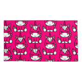 Housse D'oreillers Pony de licorne rose (Dos-gauche)