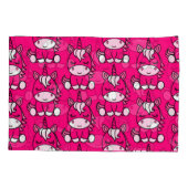 Housse D'oreillers Pony de licorne rose (Dos)