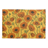 Housse D'oreillers Poppies orange (Dos-gauche)