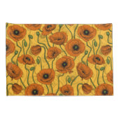 Housse D'oreillers Poppies orange (Dos-Droit)