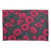 Housse D'oreillers Poppies rouges (devant-gauche)