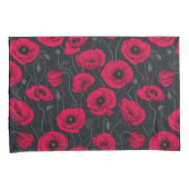 Housse D'oreillers Poppies rouges (devant-Droit)