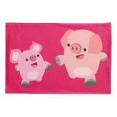 Housse D'oreillers Porcs de dessin mignons (Dos)