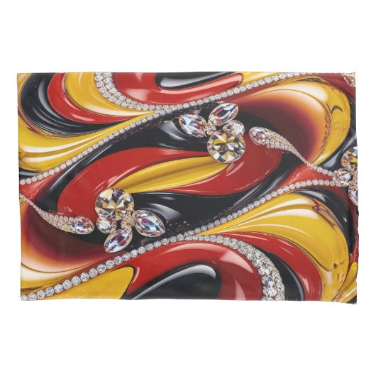 Housse D'oreillers Porte-oreiller simple aux couleurs belges (devant)