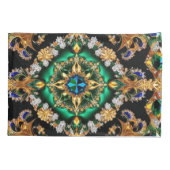 Housse D'oreillers Porte-oreiller simple aux couleurs brésiliennes (Dos)