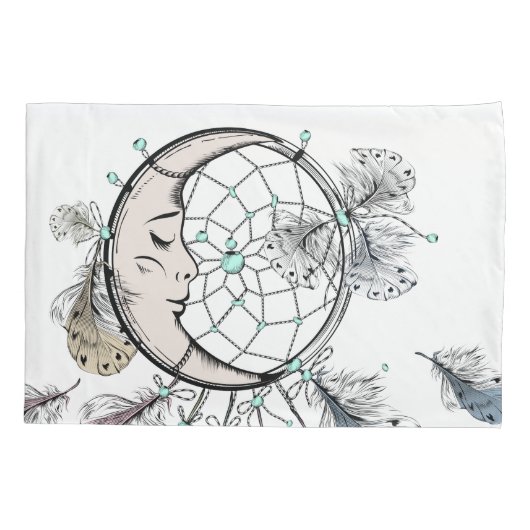 Housse D'oreillers Porte-oreillers Dreamcatcher (Dos)