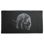 Housse D'oreillers Porte-oreillers noirs Jaguar Diablo (devant-Droit)