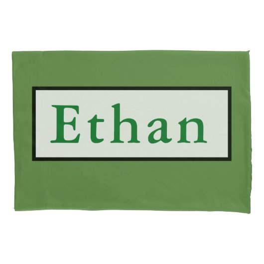 Housse D'oreillers Porte-oreilles de nom personnalisé (devant-gauche)