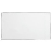 Housse D'oreillers Porte-oreilles King Pair Simple Blanc (devant-Droit)