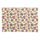 Housse D'oreillers Portes-oreillers Motif Fast Food (devant)