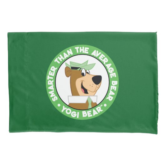 Housse D'oreillers Portrait souriant de l'ours de Yogi (devant)