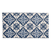 Housse D'oreillers Portugais Azulejo Bleu et Blanc (Dos-Droit)