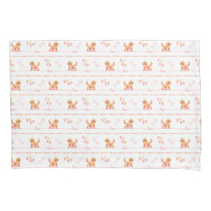 Housse D'oreillers Posh Doodle Chien Log Coussin Coque
