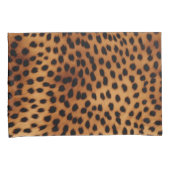 Housse D'oreillers Poster de animal Cheetah Brown et noir (devant-Droit)