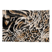 Housse D'oreillers Poster de animal : Leopard Zebra Tiger (Dos)