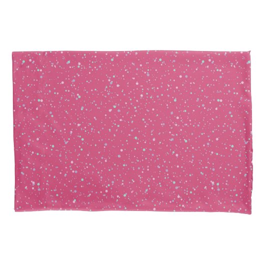 Housse D'oreillers Pots de peinture Pastel Raspberry Pink (devant)