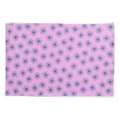 Housse D'oreillers Preppy violet bleu Hippie Motif (Dos)