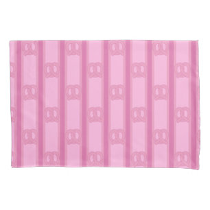 Housse D'oreillers Pretzel rose amusant et fantaisiste