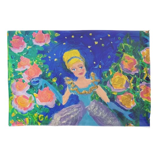 Housse D'oreillers Princesse "Art by Kids" (devant)