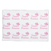 Housse D'oreillers Princesse Cowgirl avec Coque Casquette rose (Dos)