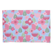 Housse D'oreillers Printemps rose scandinave (devant)