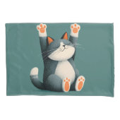 Housse D'oreillers Professional Nap Taker Funny Sleeping Cat (devant)