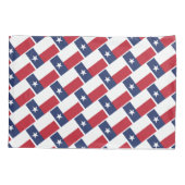 Housse D'oreillers PSALM 4:8 Écriture Customisée TEXAS DRAPEAU (Dos)