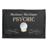Housse D'oreillers Psychique Crystal Ball Or et Noir (Dos)