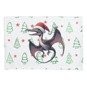 Housse D'oreillers Pterodactyle de Noël